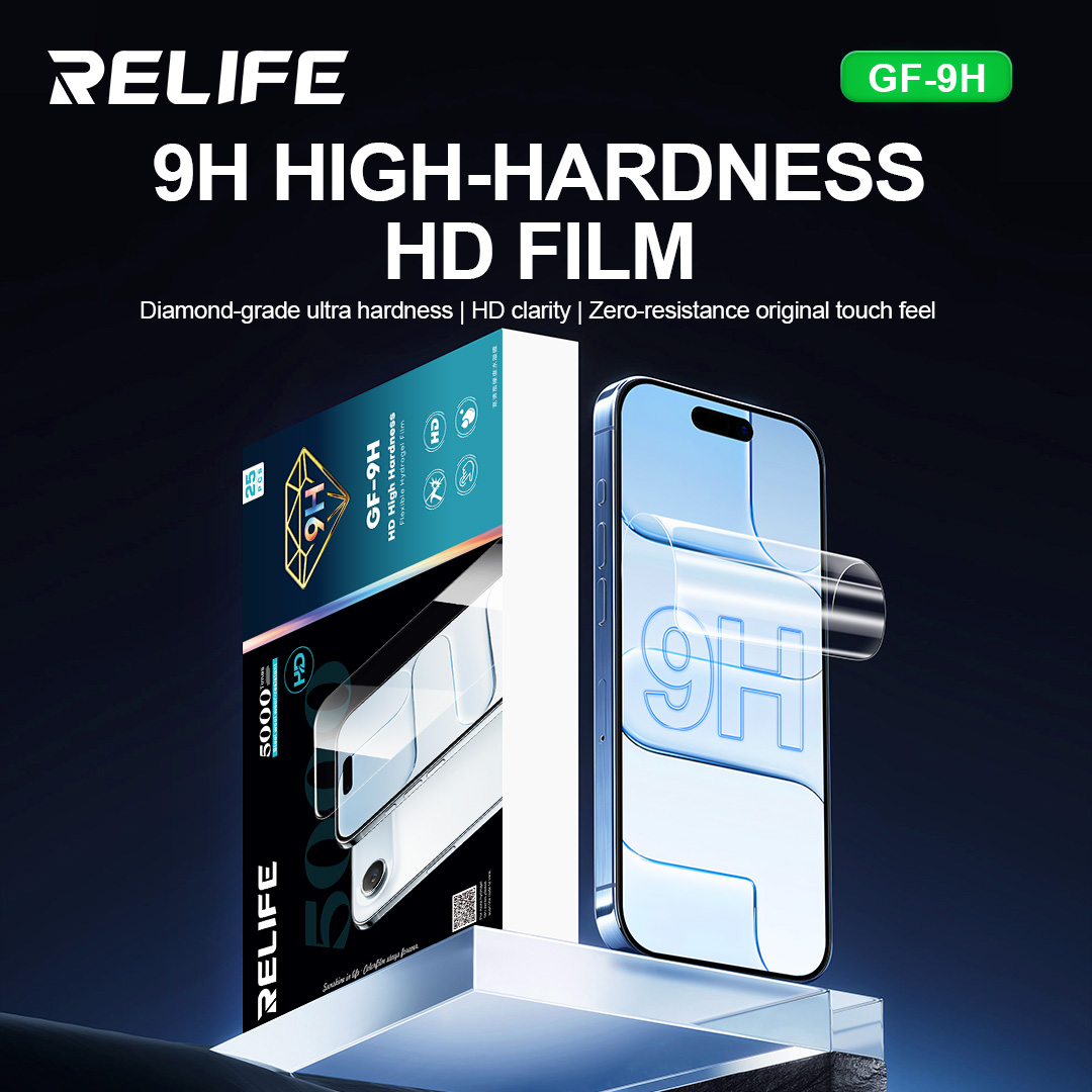 Screen Protector Cutter - RELIFE GF-9H HD ฟิล์มไฮโดรเจลความแข็งสูง ระดับเพชร ความแข็งพิเศษ